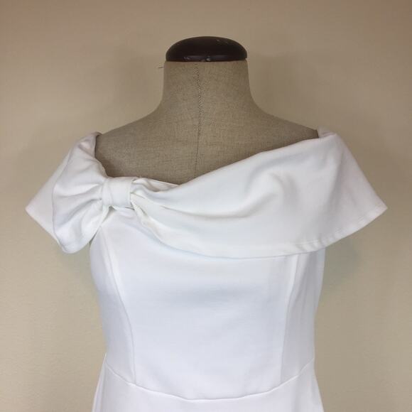 Beige By ECI | Off The Shoulder Sheath Dress - Picture 3 of 8